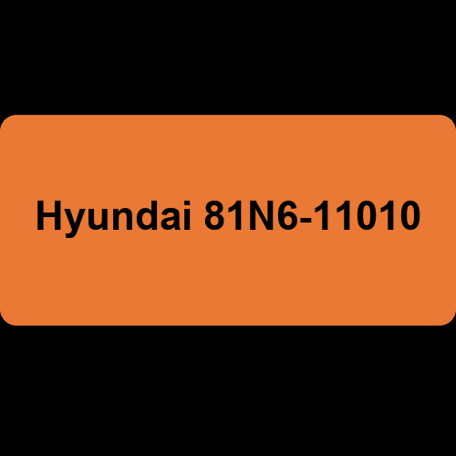Hyundai 81N6-11010